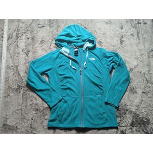 The North Face Long Sleeve Full Zip Fleece Jacket Women's Size Medium Green